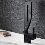 Brass Basin Faucet Luxury Bathroom Faucet Sink Mixer Tap Deck Mounted Faucet Hot And Cold Black Mixer Tap