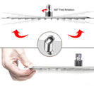 Wall Mount Rainfall Shower Faucet Set Chrome Bathroom Concealed Waterfall Shower System with Swivel tub Spout Mixer Tap