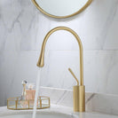 Basin Faucets Black Bathroom Faucet for Bathroom Basin Mixer Tall Taps Waterfall Mixer Single Hole Sink Faucet