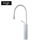 Basin Faucets Black Bathroom Faucet for Bathroom Basin Mixer Tall Taps Waterfall Mixer Single Hole Sink Faucet
