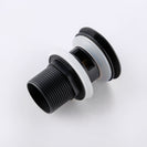 Bathroom Sink Pop-Up Alba Matte Black Waste Pipe First-Class Stopper Strainer With Hole Sewer Plug