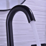 Bathroom Sink Faucet Solid Brass Double Handle Sink Mounted Hot & Cold Mix Basin Faucet European Style Basin Accessories