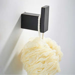 Bathroom Hardware Set Matte Black Paper Holder Towel Rail Rack Robe Hook Toilet Brush Holder Bathroom Accessories