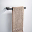 Bathroom Hardware Set Matte Black Paper Holder Towel Rail Rack Robe Hook Toilet Brush Holder Bathroom Accessories