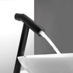 Basin Faucet Retro Black Faucet Taps Bathroom Sink Faucet Single Handle Hole Deck Vintage Wash Hot Cold Mixer Tap Crane