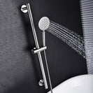 Stainless Steel Adjustable Shower Slide Bar Hand Hold Shower Rail Slide Bar Set With Shower & Hose
