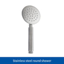 Stainless Steel Adjustable Shower Slide Bar Hand Hold Shower Rail Slide Bar Set With Shower & Hose
