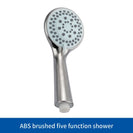 Stainless Steel Adjustable Shower Slide Bar Hand Hold Shower Rail Slide Bar Set With Shower & Hose