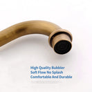 Antique Basin Brass Faucets Bathroom Sink Mixer Deck Faucet Rotate Single Handle Hot And Cold Water Mixer Taps Crane Tap