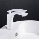 Brass Basin Faucet Solid Cold & Hot Water Bathroom Faucet Single Handle Water Sink Tap Bathroom Accessories