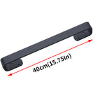 Towel Bar Black Space Aluminum Wall Mounted Single Washroom Towel Rack Hanging Holder Accessories Bathroom Towel Holder Square