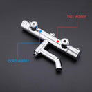 Shower Thermostatic Faucet Shower Faucets Bathroom Bath Shower Mixer Set Waterfall Rain Shower Head Set Bathtub Faucet Tap