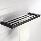 New SUS 304 Stainless Steel Bathroom Hardware Set Black Matte Paper Holder Toothbrush Holder Towel Bar Bathroom Accessories