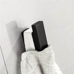 New SUS 304 Stainless Steel Bathroom Hardware Set Black Matte Paper Holder Toothbrush Holder Towel Bar Bathroom Accessories