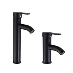 Stainless Steel Bathroom Basin Faucet Single Handle Cold And Hot Water Mixer Waterfall Bathroom Sink Faucets