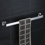 Stainless Steel Bathroom Hardware Set Mirror Chrome Polished Towel Rack Toilet Paper Holder Towel Bar Hook Bathroom Accessories