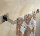 Stainless Steel Bathroom Hardware Set Mirror Chrome Polished Towel Rack Toilet Paper Holder Towel Bar Hook Bathroom Accessories