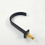 Split Bathtub Faucet Bathroom Black Brass Faucet Sink Taps Wall Mounted Water Mixer Shower Mixer Tap Sanitary Ware Suite