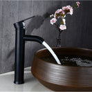 Stainless Steel Bathroom Basin Faucet Single Handle Cold And Hot Water Mixer Waterfall Bathroom Sink Faucets