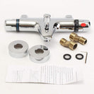 Bathroom Thermostatic Mixer Tap Hot And Cold Bathroom Mixer Mixing Valve Bathtub Faucet Thermostatic Shower Faucets Set