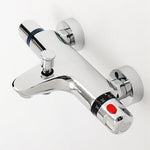 Bathroom Thermostatic Mixer Tap Hot And Cold Bathroom Mixer Mixing Valve Bathtub Faucet Thermostatic Shower Faucets Set