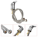 Spa Beauty Salon Shampoo Bowl Sink Hair Salon Bath Accessories Bathroom Hot Cold Faucet Spray Hose Replacement Set