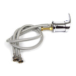 Spa Beauty Salon Shampoo Bowl Sink Hair Salon Bath Accessories Bathroom Hot Cold Faucet Spray Hose Replacement Set