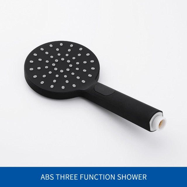 Matte Black Adjustable Shower Set - Stylish, Durable & Easy Install
