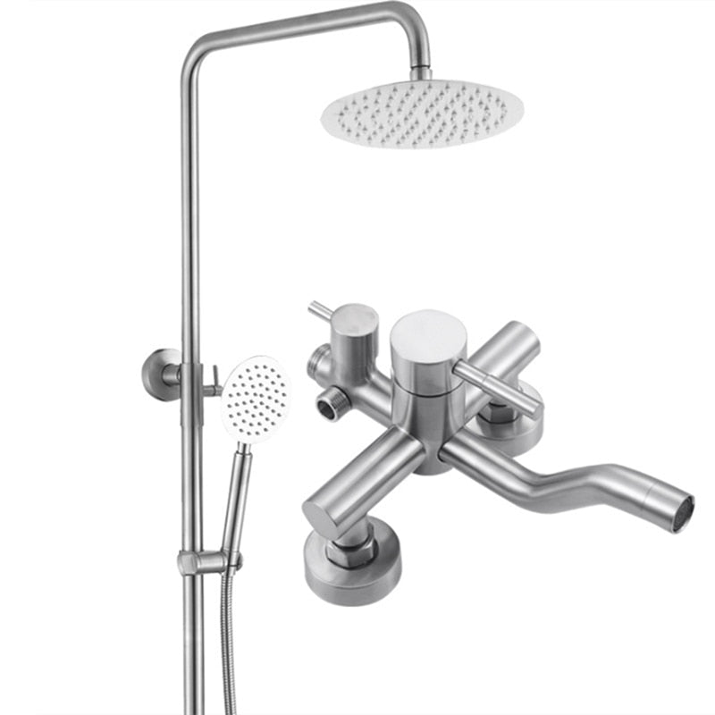 Shower Faucets | Top Quality Bathroom Shower Column Set | SUS304 Bath Shower Mixer System - WELQUEEN