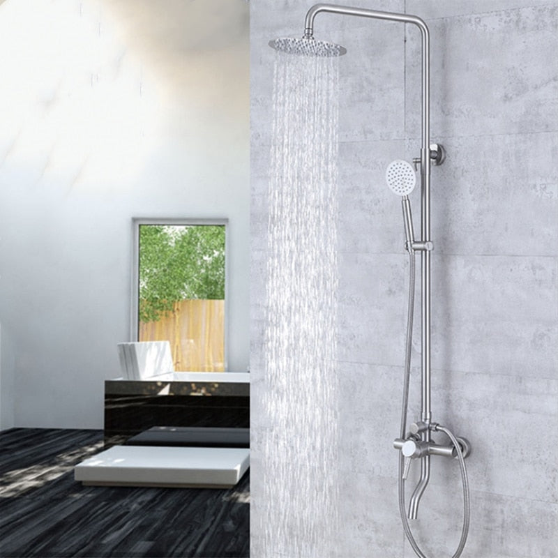 Shower Faucets | Top Quality Bathroom Shower Column Set | SUS304 Bath Shower Mixer System - WELQUEEN