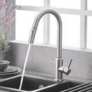 Kitchen Faucets Brass Pull-Out Faucet Cold&Hot Water Single Handle Single Hole Kitchen Mixer Tap Two Water Outlet Modes