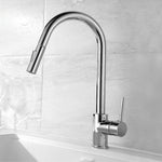 Kitchen Faucets Brass Pull-Out Faucet Cold&Hot Water Single Handle Single Hole Kitchen Mixer Tap Two Water Outlet Modes