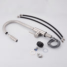 Kitchen Faucets Brass Pull-Out Faucet Cold&Hot Water Single Handle Single Hole Kitchen Mixer Tap Two Water Outlet Modes