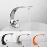 New Bath Basin Faucet Brass Chrome Faucet Brush Nickel Sink Mixer Tap Vanity Hot Cold Water Bathroom Faucets