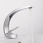 New Bath Basin Faucet Brass Chrome Faucet Brush Nickel Sink Mixer Tap Vanity Hot Cold Water Bathroom Faucets