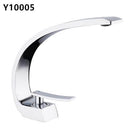 New Bath Basin Faucet Brass Chrome Faucet Brush Nickel Sink Mixer Tap Vanity Hot Cold Water Bathroom Faucets