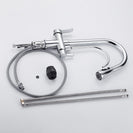 Pull Out Kitchen Faucets With Water Filter Tap Three Ways Brass Sink Mixer Kitchen Faucet Dual Handles