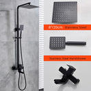 Chrome Shower Faucet Set Bathroom Rainfall Shower Mixers Swivel Spout Bath Shower Crane Hot Cold  Mixer Tap