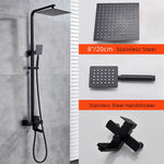 Chrome Shower Faucet Set Bathroom Rainfall Shower Mixers Swivel Spout Bath Shower Crane Hot Cold  Mixer Tap