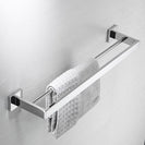 Stainless Steel Bathroom Hardware Set Mirror Chrome Polished Towel Rack Toilet Paper Holder Towel Bar Hook Bathroom Accessories