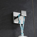 Stainless Steel Bathroom Hardware Set Mirror Chrome Polished Towel Rack Toilet Paper Holder Towel Bar Hook Bathroom Accessories