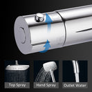 Thermostatic Shower Faucets Mixer Tap Hot And Cold Bathtub Faucet Bathroom Mixer  Wall Mounted Mixer Brass Control Rain