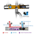 Thermostatic Shower Faucets Mixer Tap Hot And Cold Bathtub Faucet Bathroom Mixer  Wall Mounted Mixer Brass Control Rain