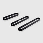 30/50/20CM Black/White Towel Rack Single Rod Bathroom Pendant Towel Bar Towel Hanger Bathroom Storage Accessories
