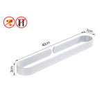 30/50/20CM Black/White Towel Rack Single Rod Bathroom Pendant Towel Bar Towel Hanger Bathroom Storage Accessories