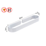 30/50/20CM Black/White Towel Rack Single Rod Bathroom Pendant Towel Bar Towel Hanger Bathroom Storage Accessories