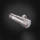 Stainless Steel Angle Valve G1/2 Thread Triangle Valve Hot and Cold Water Valve Bathroom Connector for Toilet Basin Water Heater