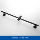 Solid Brass Hand Shower Head with Adjustable Slide Bar Shower Riser Slide Rail Bar