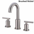 Bathroom Sink Faucet Solid Brass Double Handle Sink Mounted Hot & Cold Mix Basin Faucet European Style Basin Accessories