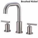 Bathroom Sink Faucet Solid Brass Double Handle Sink Mounted Hot & Cold Mix Basin Faucet European Style Basin Accessories